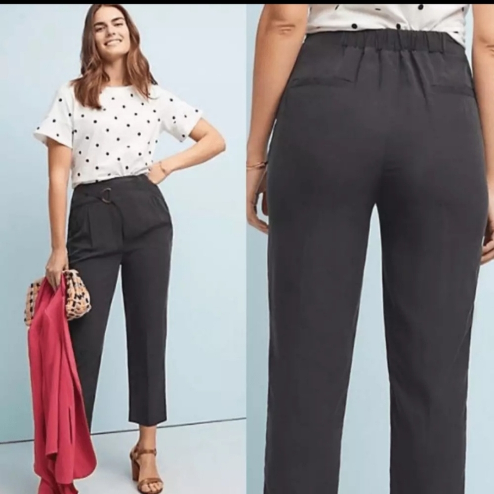 Anthropologie Cupro Wrap Pants Size M